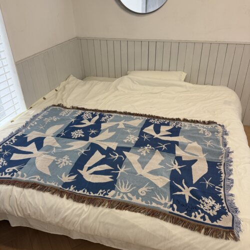 Henri Matisse 中古风马蒂斯剪影  盖毯卧室盖毯