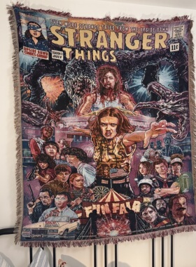 Stranger things怪奇物语第三季美式风格漫画版 挂毯