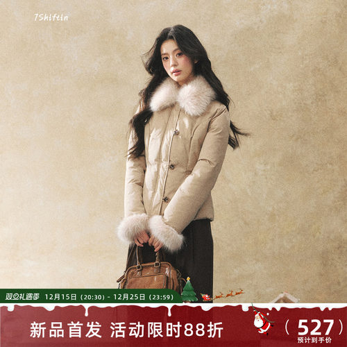 7Shiftin 原创设计冬季新款毛绒棉衣短外套百搭保暖加厚棉服上衣