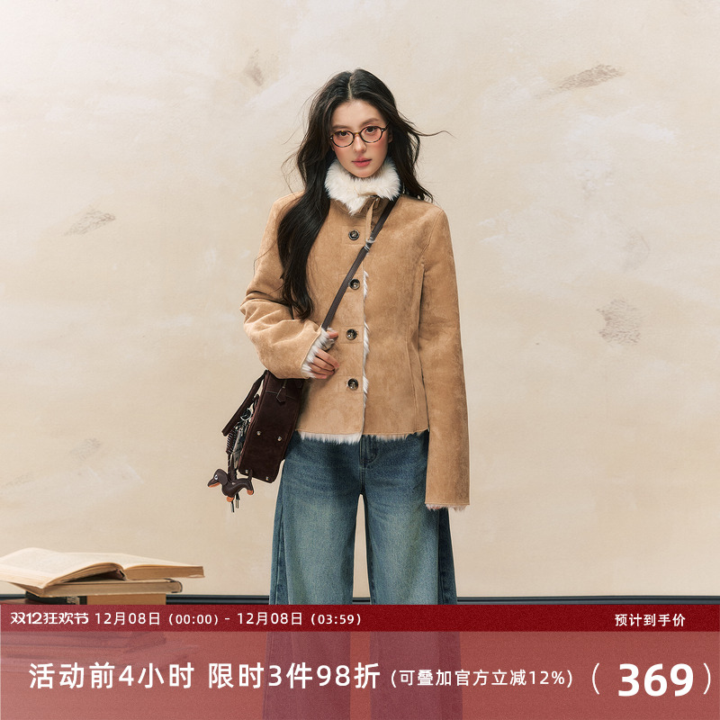 7shiftin2024冬季新品皮毛外套