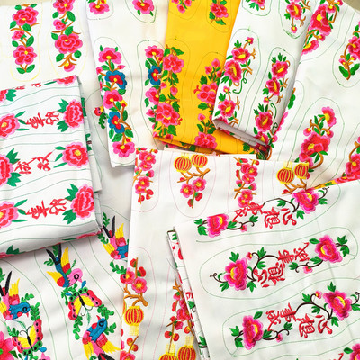 半成品新款白色布面机器绣花电脑