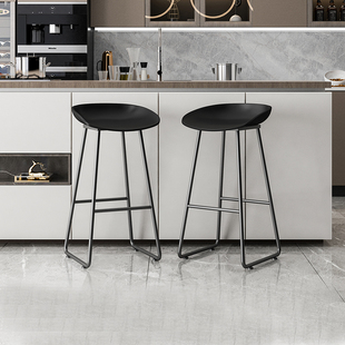 吧台椅北欧吧台凳简约现代岛台高凳子网红酒吧椅高脚吧椅家用吧凳