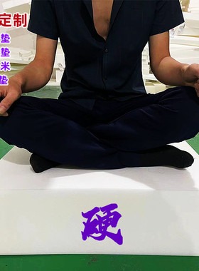 定做50D高密度加厚加硬沙发海绵垫子实木红木沙发垫记忆棉定制60D