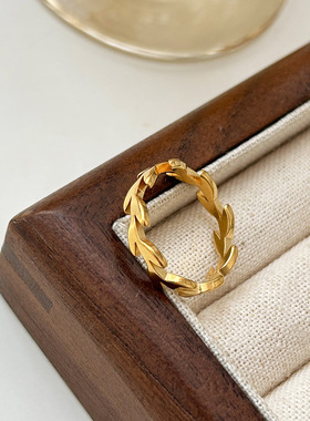 6号小众设计钛钢复古饰品不掉色