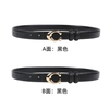 C buckle black+black