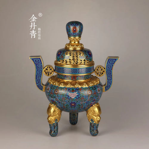 摆件景泰蓝金丹青礼品