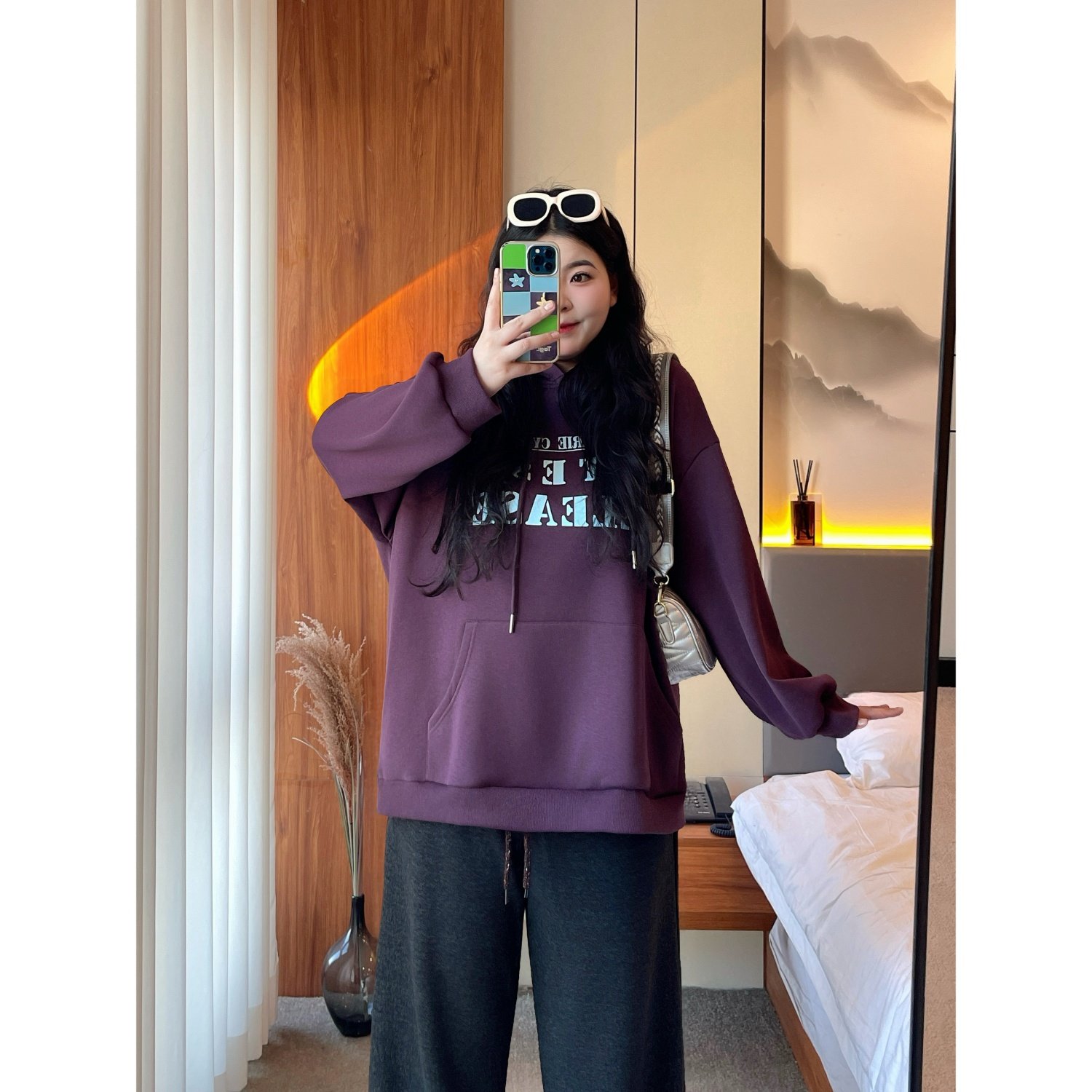 梵朵大码女装16767秋冬韩系胖MM梨形身材不臃肿加绒卫衣洋气上衣,女装/女士精品,大码内搭,淘宝优惠券,粉丝福利购,淘宝优惠卷