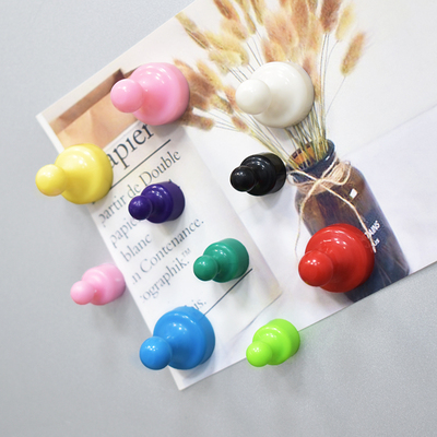 强磁图钉小圆形彩色办公吸铁石