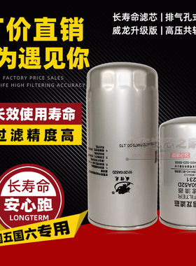 适配道依茨小J6滤清器套装 1117050A52D柴滤 1012010A52D机滤滤芯