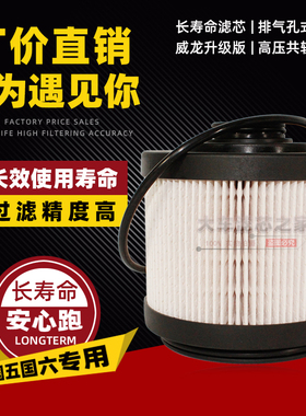 适用长城炮1111400XED96 纸芯 新款国六2.0T柴油滤芯1111402XED96
