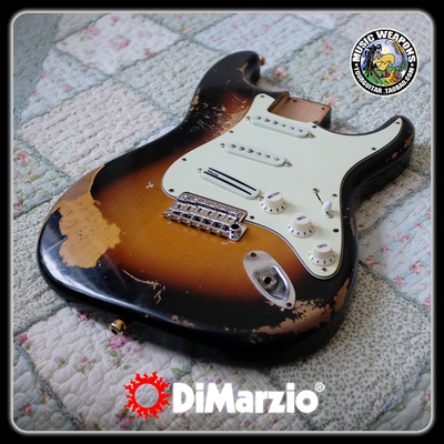 吉他拾音器电路改装定制升级案例MJT DiMarzio DP182 Fast Track