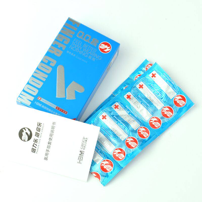 倍力乐手指套成人超薄一次性女性薄膜无菌乳胶防护护指用品热销