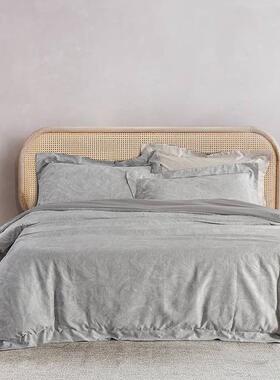 CERULEAN蔚澜高端色纺提花全棉四件套全工艺水洗棉轻奢开关工作室