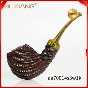 木香石楠木烟斗抖音爆款限量坎伯兰硫化橡胶烟嘴纯手工雕刻大师级