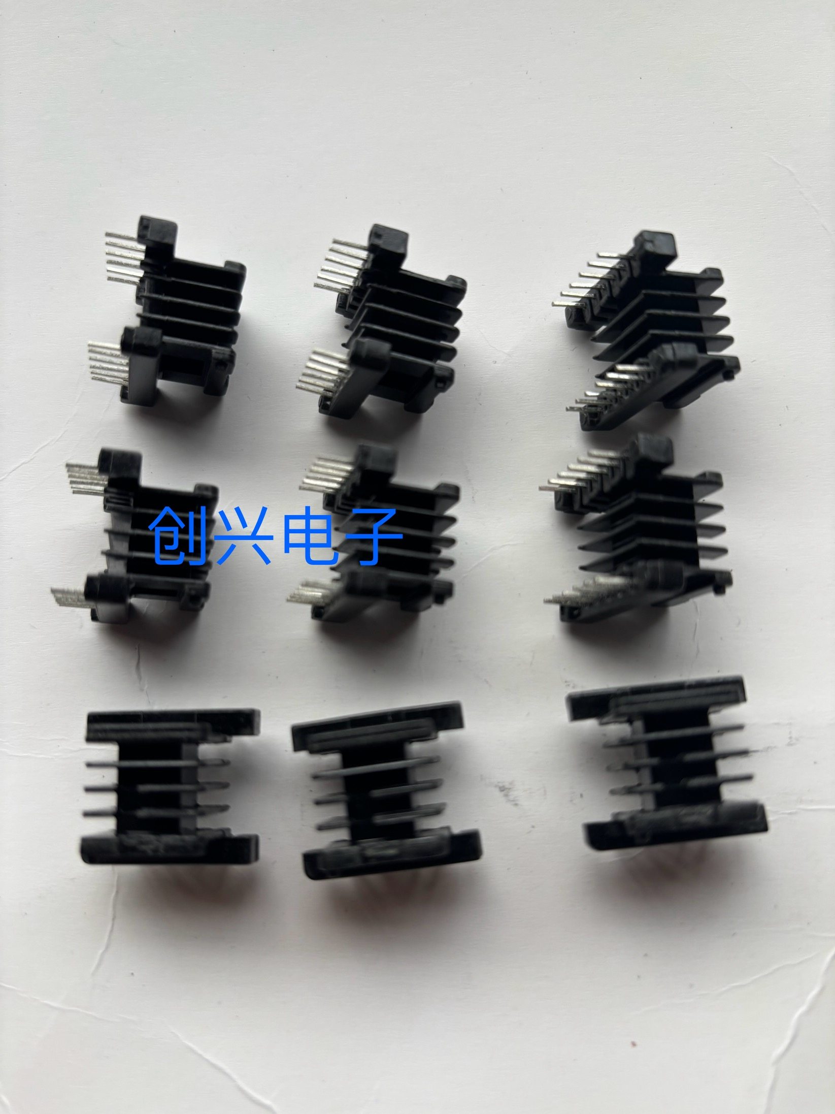 EE19高频变压器4槽骨架磁芯卧式6+6针充电器电源开关