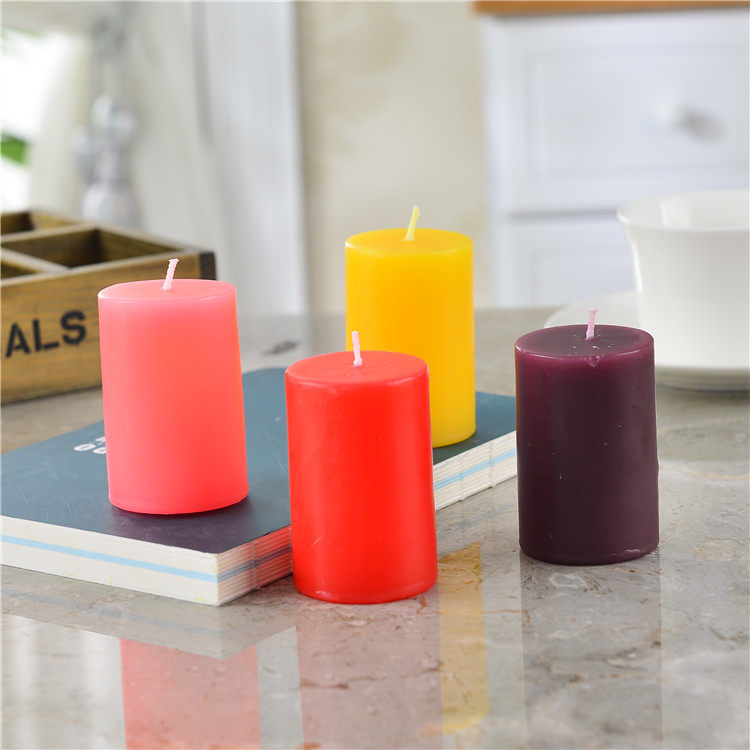 香薰蜡烛 无烟蜡烛 天然精油去味除臭生日圆柱大蜡烛浪漫瑜伽包邮