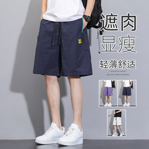 D-A232-HK9611-P29夏季户外速干运动短裤男女潮牌宽松百搭五分裤图片