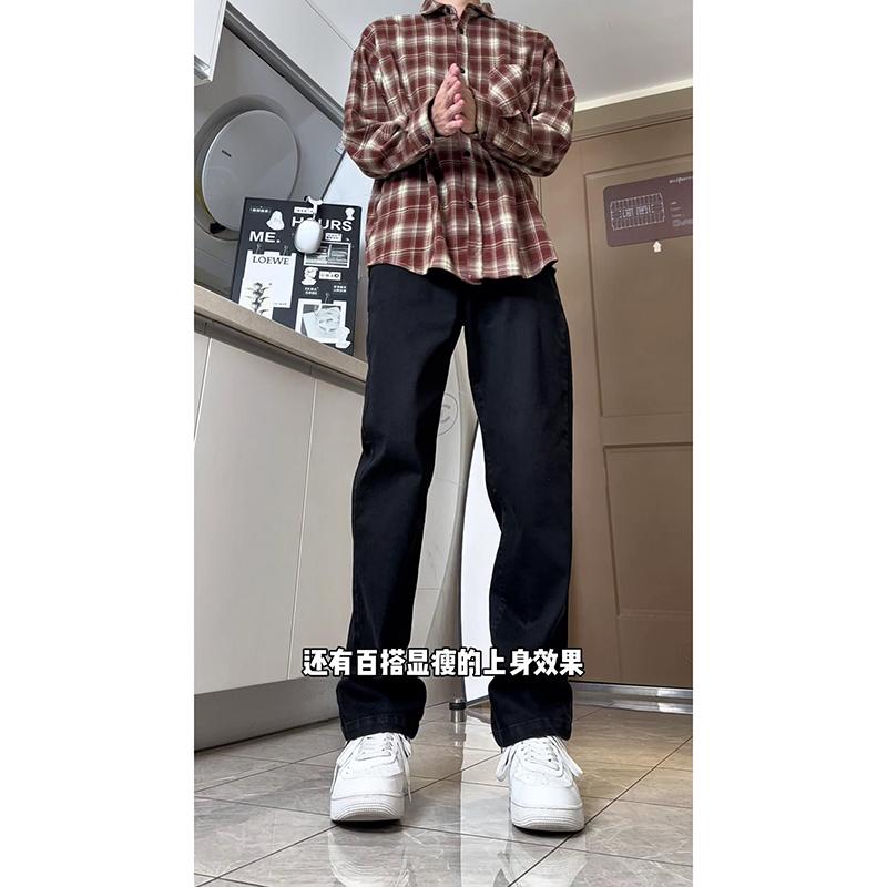 D-A232-HK9519-P38美式高街小西裤显瘦直筒裤,女装休闲裤,电商A232