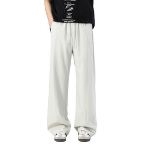 2026年春季新款韩系简约西裤男款宽松大码直筒休闲裤HK9710图片
