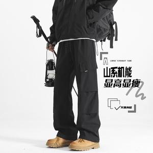 D-A232-HK9560-P40秋冬季直筒工装裤男生宽松新款户外运动裤图片