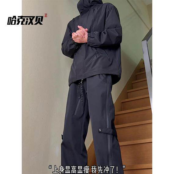 D-A232-HK9339-P55加绒65工装裤男款秋季美式机能冲锋裤,男装休闲裤,电商A232