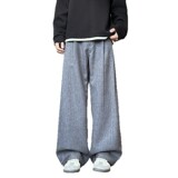 2026年春季新款美式潮流男士休闲西裤垂顺舒适宽松百搭男裤HK9670，男装西裤，电商A232