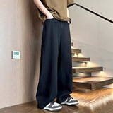 2026年春季新款重工做旧水洗阔腿牛仔裤男女直筒宽松中性风，男装牛仔裤，电商A232