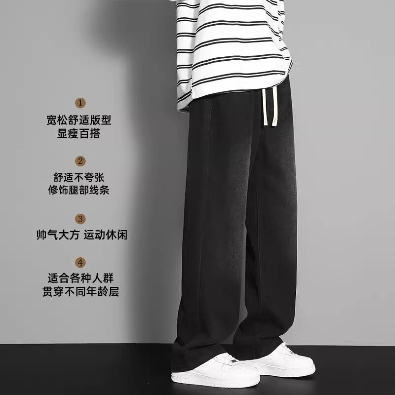 加绒加厚牛仔裤男宽松直筒大码裤子男HK9522-加绒P50,男装牛仔裤,电商A232