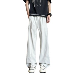 2026年春季新款韩系简约西裤男款宽松大码直筒休闲裤HK9710图片