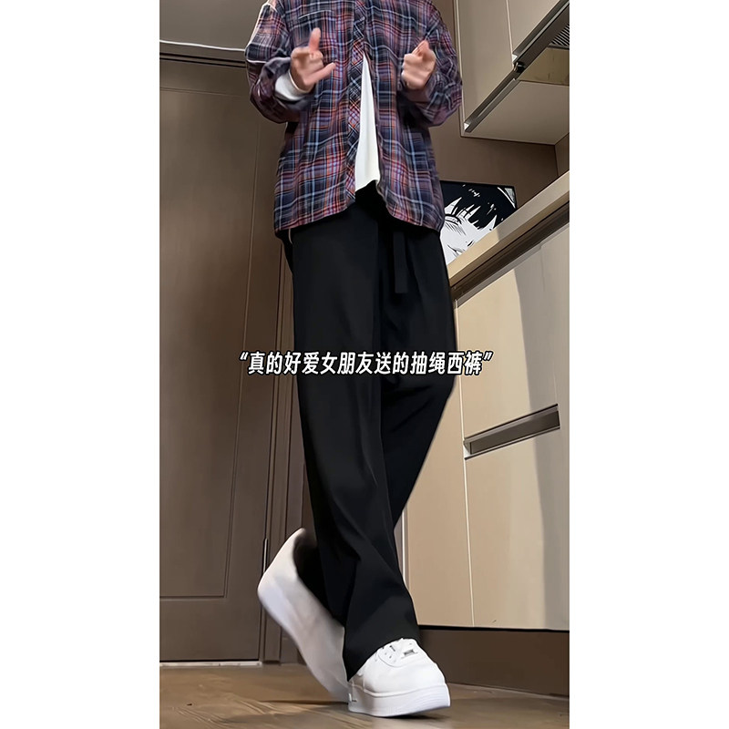 D-A232-HK9363-特P29春夏季新款宽松垂感西裤休闲裤男,男装西裤,电商A232