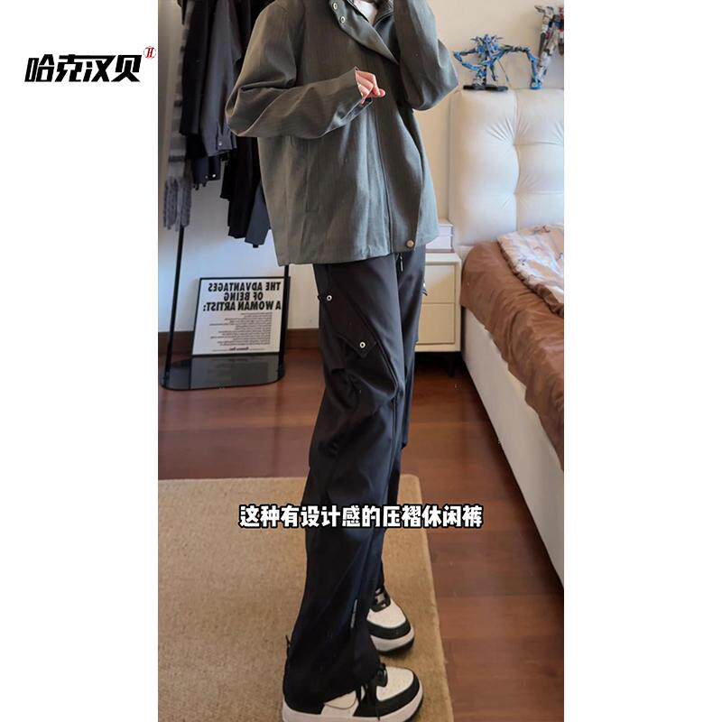 D-A232-HK9559-P40加绒48美式工装裤男款秋冬季冲锋裤休闲直筒裤,男装休闲裤,电商A232