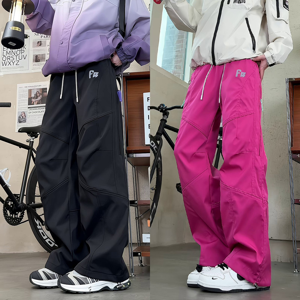抖音/冬季加绒冲锋裤男女同款登山裤裤子HK9688-特P40-控89.9,男装卫衣,电商A232