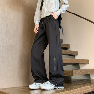 抖音/显瘦直筒裤秋季男款宽松冲锋裤休闲裤HK9333-1-P35