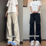抖音/锦氨弹力速干裤大码宽松休闲裤男女同款裤子HK9651-P38，男装休闲裤，电商A232