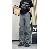 抖音/夏季防晒伞兵裤工装裤松紧腰三条杠运动裤子HK9632-P38，男装防晒衣，电商A232