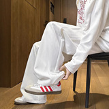 2026年春季新款肌理感垂感休闲裤子男韩版白色男裤简约百搭HK9667，男装休闲裤，电商A232