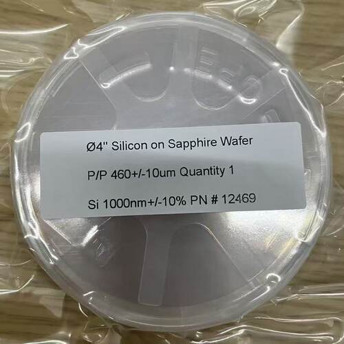 进口2/4/6/8寸 顶硅厚度0.5un厚度不同的键合soi/sos外延片