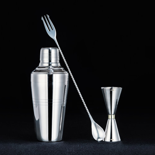 304不锈钢日式调酒三段式三件套