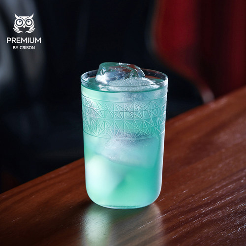 手工刻花PLD301长饮酒杯