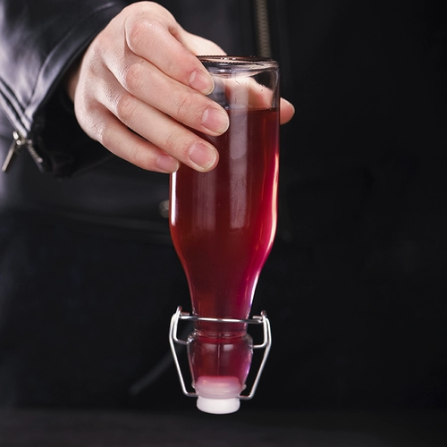 Бар легендарный свинцовый стакан с пряжкой бутылка бутылка с лимонным соком бутылочки для напитков для упаковки пустой бутылочной настройки ленты