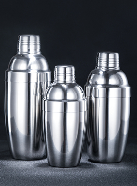 出口日本日式304不锈钢摇酒壶鸡尾酒 调酒器雪克杯ParolongShaker