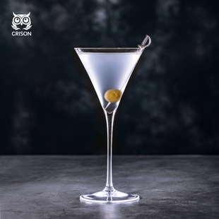 MT1901 马天尼鸡尾酒水晶玻璃高脚杯酒吧调酒马提尼杯 CRISON日式