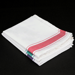 酒店客房尘布 纯棉擦杯布 红酒杯全棉净布口布 五星品质 酒吧传奇