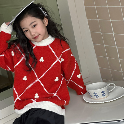 洋气时尚针织毛衣外套加绒打底衫