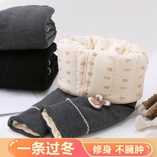 女童棉裤冬季外穿儿童三层夹棉加厚打底裤北方宝宝一条过冬长裤子