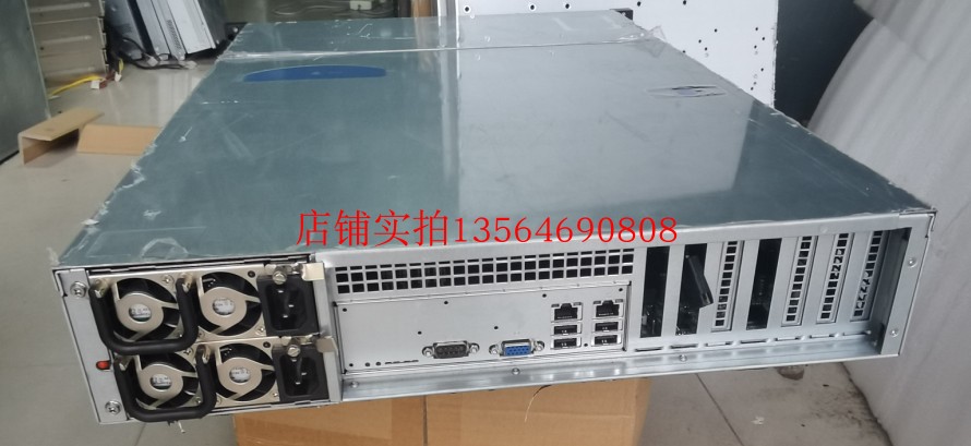现货2U机架式 3.5寸12盘位NAS存储机箱6GB背板热拔插盘位冗余电源