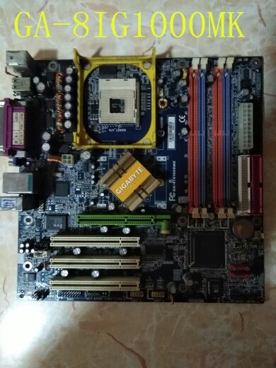 技嘉865G主板GA-8IG1000MK主板 478针DDR内存槽4条 好用集成显卡