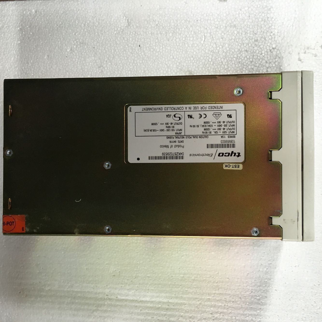 HP/惠普 ProCurve 8108fl(J8727A)机柜拆机电源 J8732A
