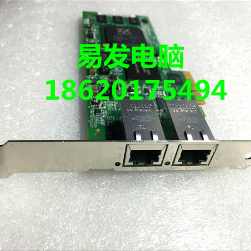 现货成色新,原装QLogic QLE4062C 双口ISCSI卡 PCI-E 1GB RJ45