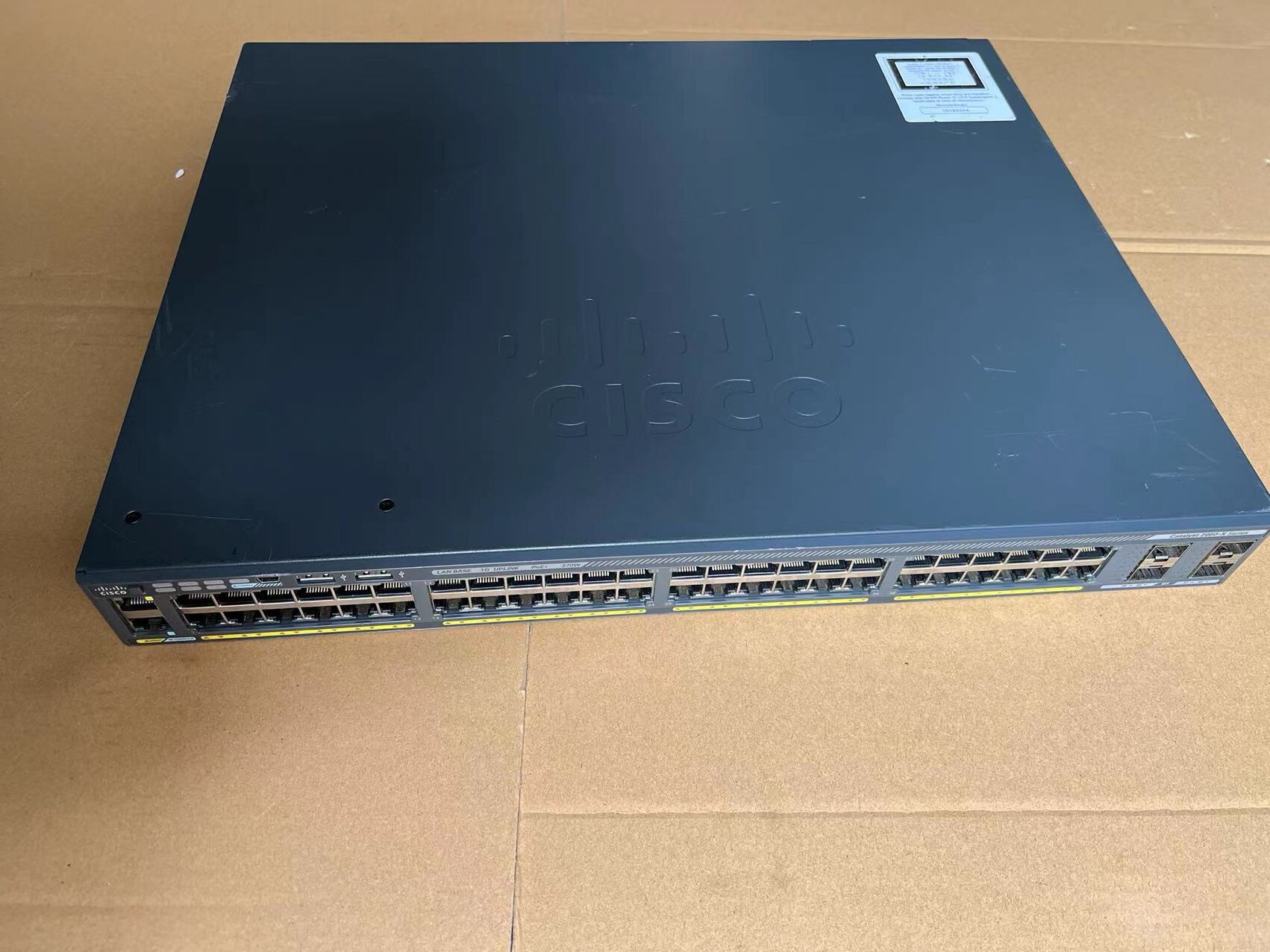 WS-C2960X-48LPS-L 48口千兆POE供电交换机 带2960X-STACK卡